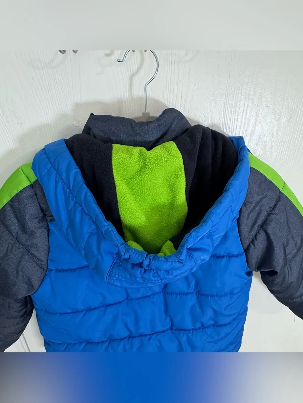 London Fog Kids Puffer Jacket Boys Size L/7 Winter Snow Warm Outdoors Adventure